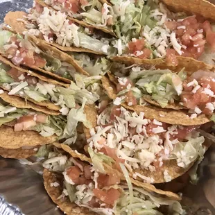 Hard shell beef/chicken tacos