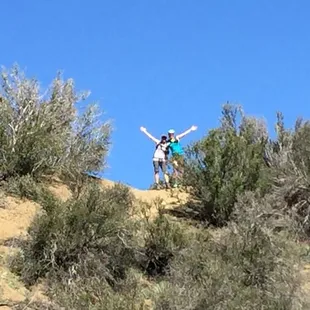SisTa and I made it to the top of Reyes Creek Los Padres National Forest-Reyes Creek