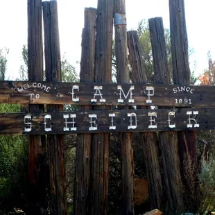 Entrance to the camp Los Padres National Forest-Reyes Creek