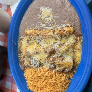 Beef enchiladas
