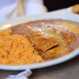 Beef enchiladas