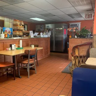 The front counter.