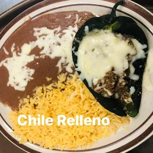 a plate of mexican food