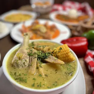 Weekend special - sancocho de gallina ( he soup )