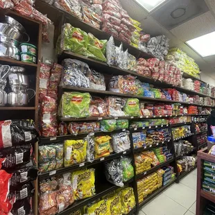a variety of snacks