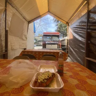 Pombazo $10, guava drink $3