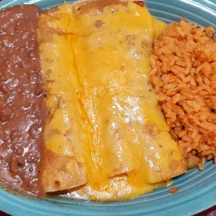 Beef fajita enchiladas