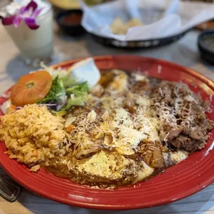 Cheese enchiladas