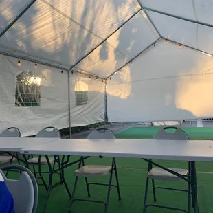 Huge tent