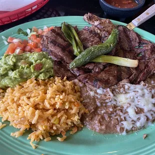 Carne Asada Plate