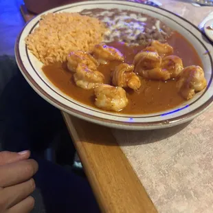 Camarones a la Diabla  Chicken fajita taco salad