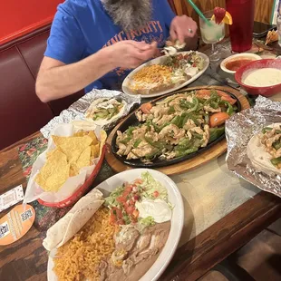 Fajitas for two