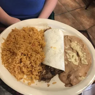 Pork Burrito Lunch Special