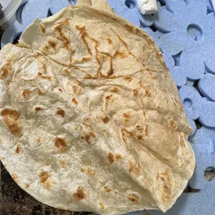 The delicious tortillas