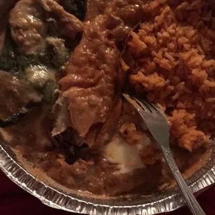 a plate of food
