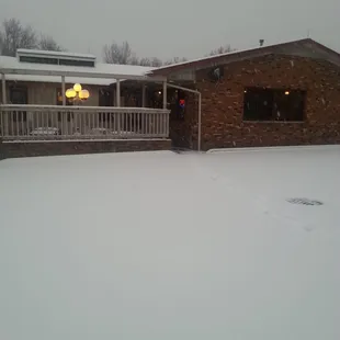 snow on the ground