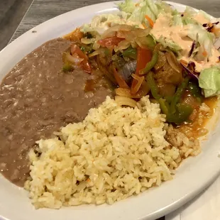 Chiles Rellenos De Carne. Really delicious, tastes like grandma would make! Would get this again, even though a bit pricey at $18.