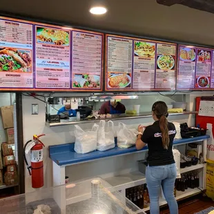 Los Panchos has a very large menu!