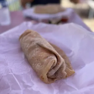 Breakfast burrito* eggs, beans &amp; potato