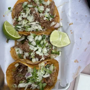 Mini birria tacos
