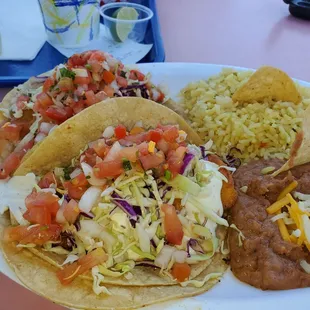 Fish Taco Plate