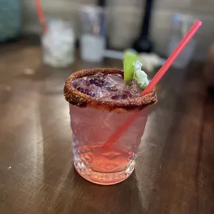 Pomegranate margaritas