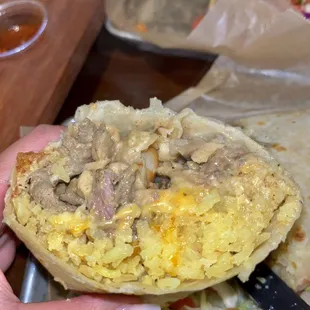 Surf and Turf Burrito