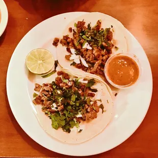 Steak tacos