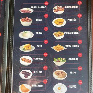 Menu page 6