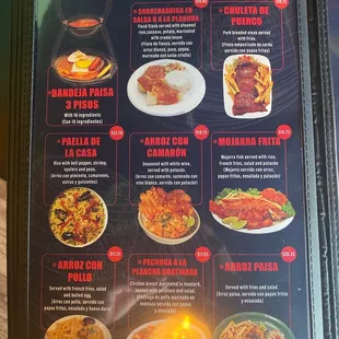 Menu page 5