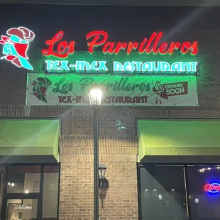 the front of a restaurant