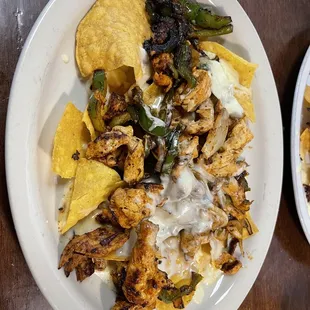 Chicken Fajita Nachos
