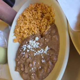 Side of rice &amp; beans They&apos;re a MUST
