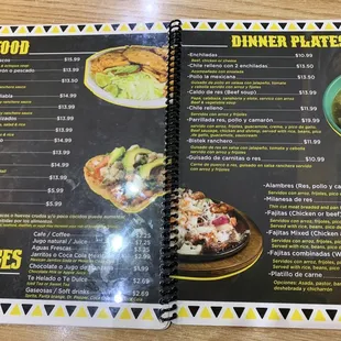 Page 2 menu