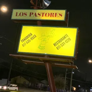Los Pastores  If you pass this sign...you've gone too far