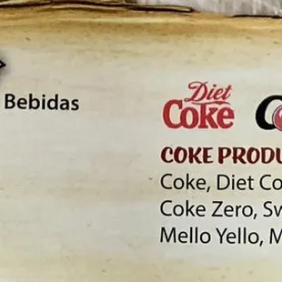 non-alcoholic drink menu