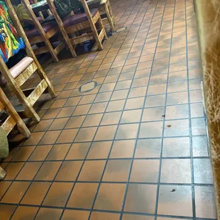 Filthy floor