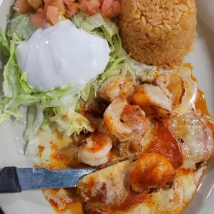 Fish and shrimp- Min