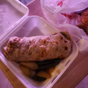 Big boy al pastor burrito. Best al pastor I've tried in AZ. Salsa roja was bomb too.