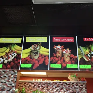 Dessert Options
