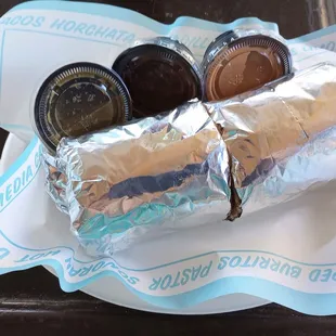 Al pastor burrito