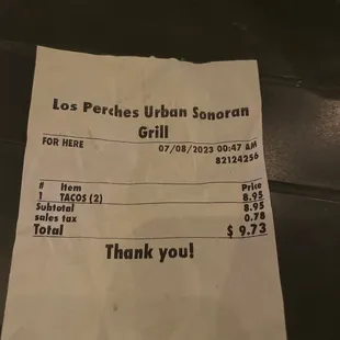 Again this was for 2 orders, since it was buy one get one free they did not ring up the other order.