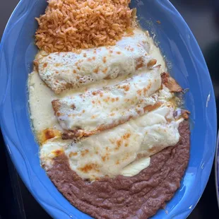 Cream enchiladas are absolutely amazing!