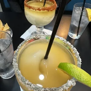 Top shelf frozen margaritas