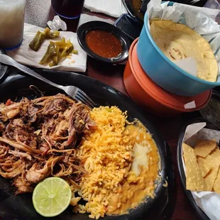 Carnitas plate.