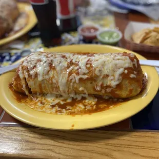 Al Pastor Wet Burrito