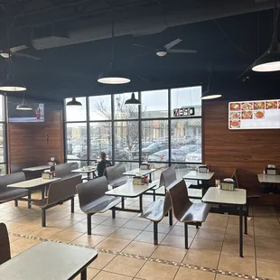 Half of the dining room