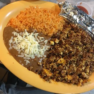 Desayuno Huevos con Chorizo