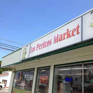 the front of the store