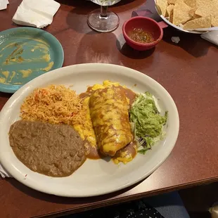 Beef chimichanga